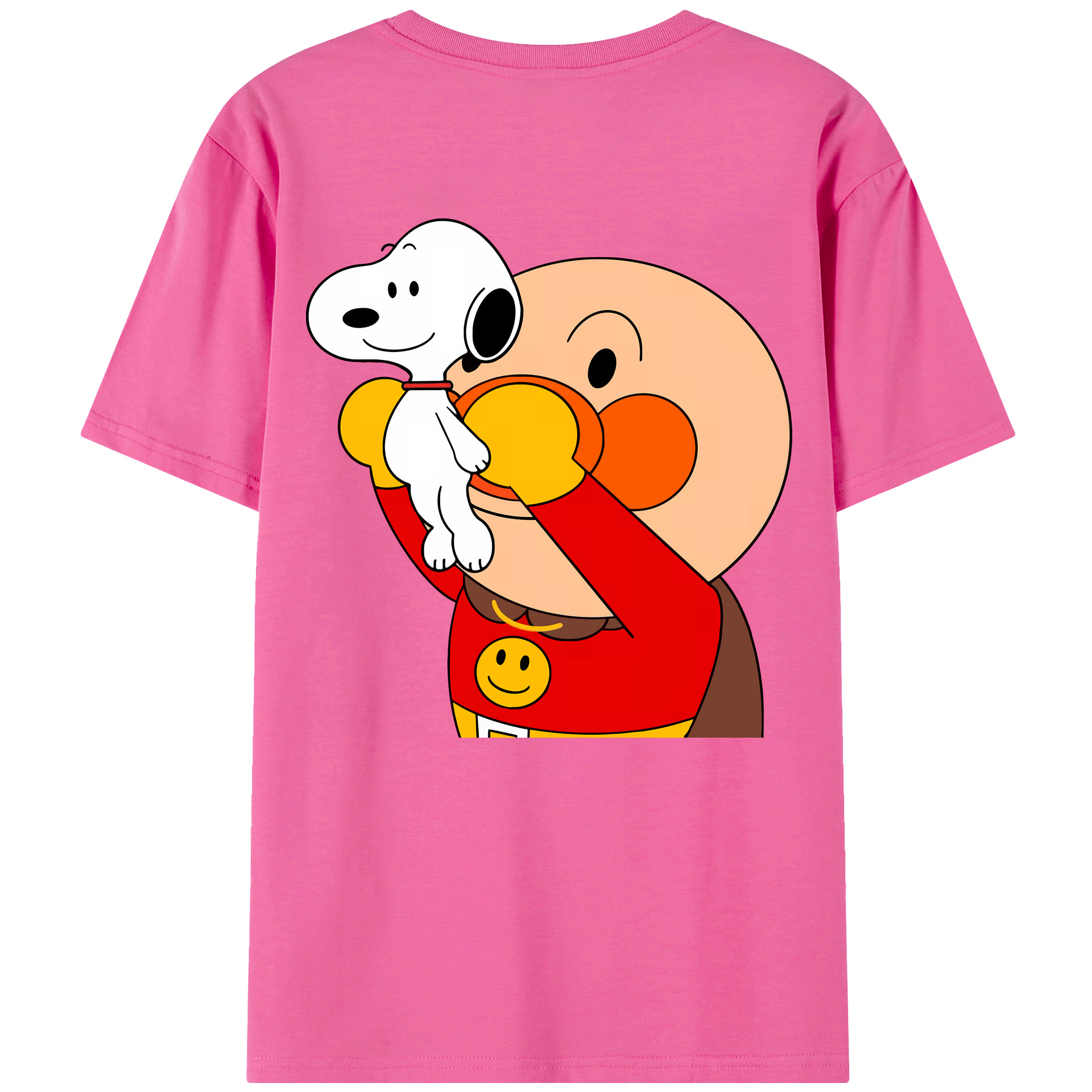 （画像用） アンパンマン Anpanman レディース半袖Tシャツ(バックプリント)